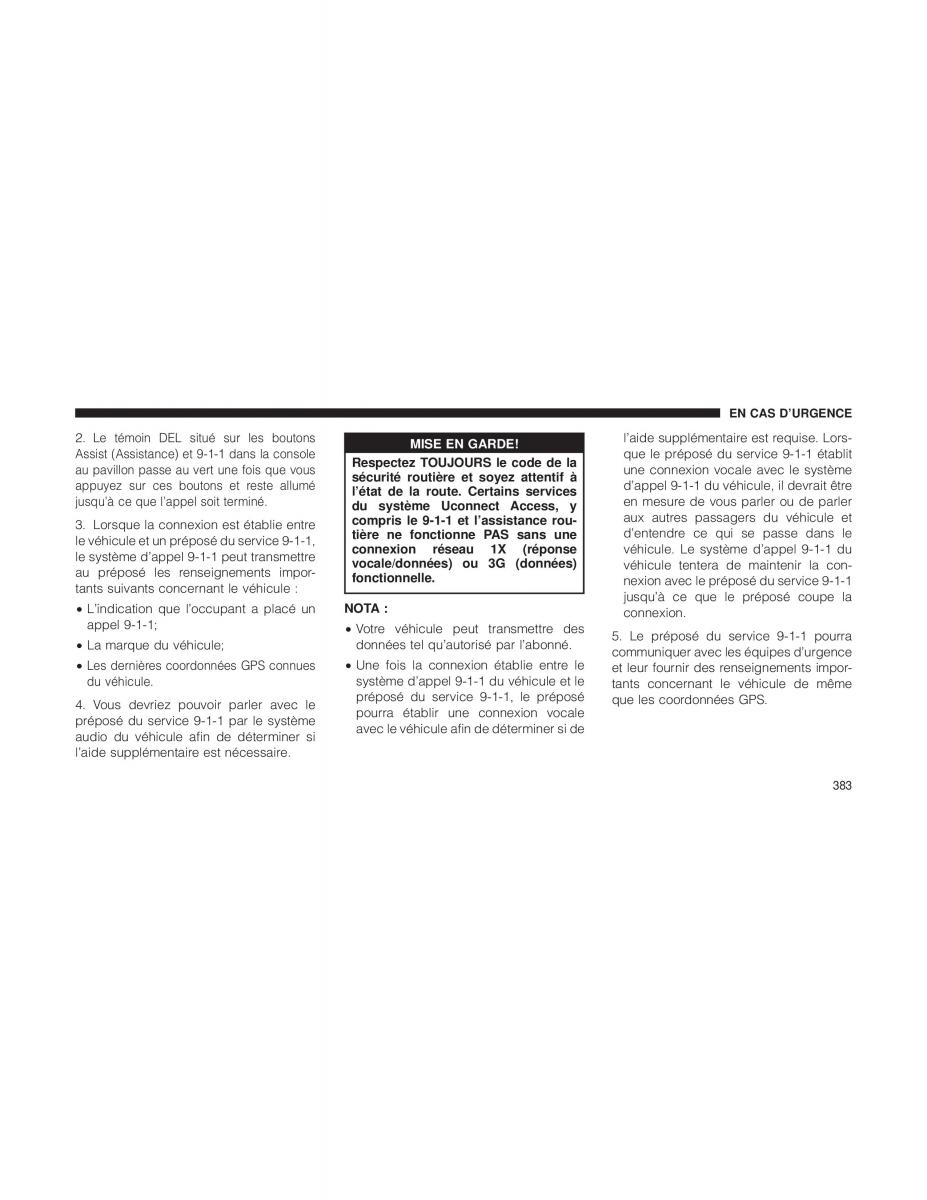Jeep Renegade manuel du proprietaire / page 385