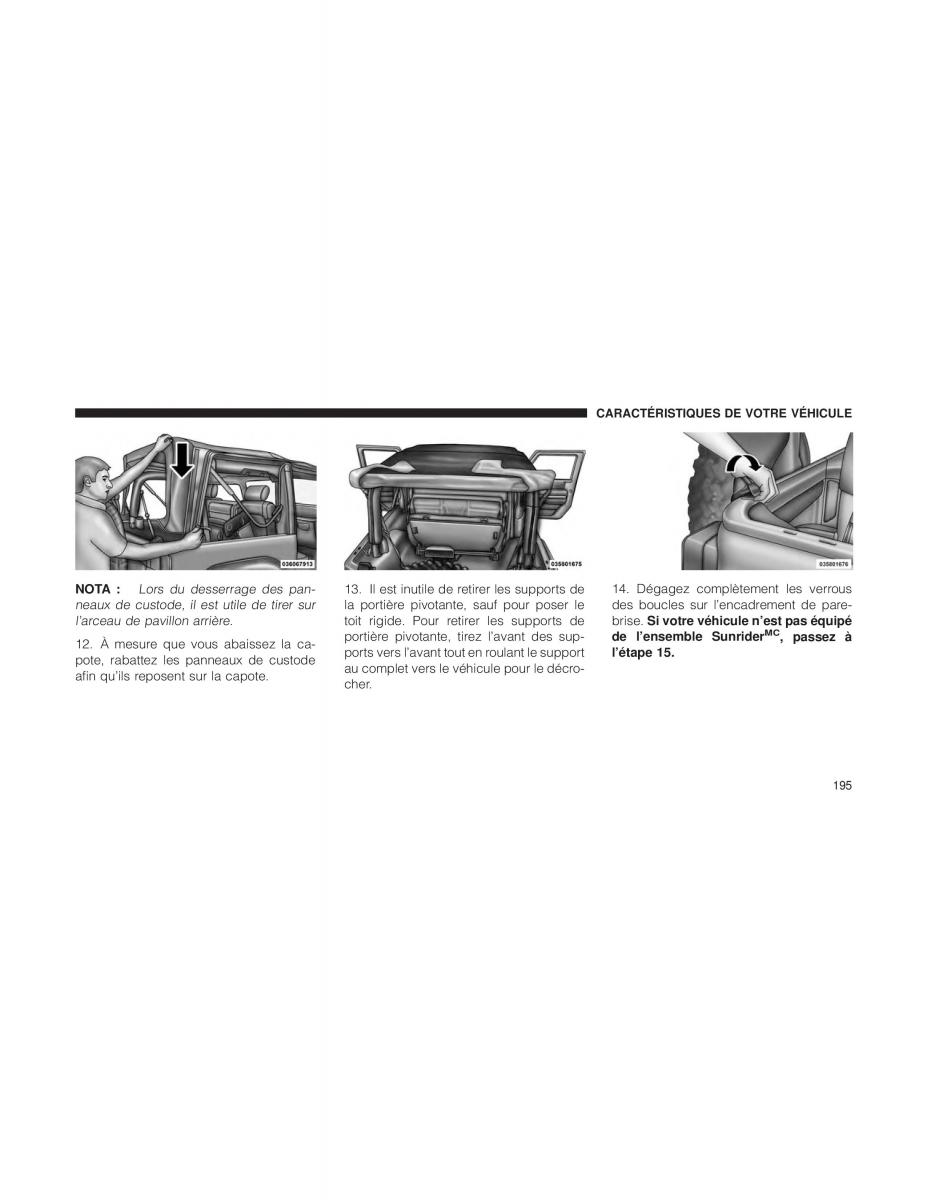 Jeep Wrangler JK manuel du proprietaire / page 197