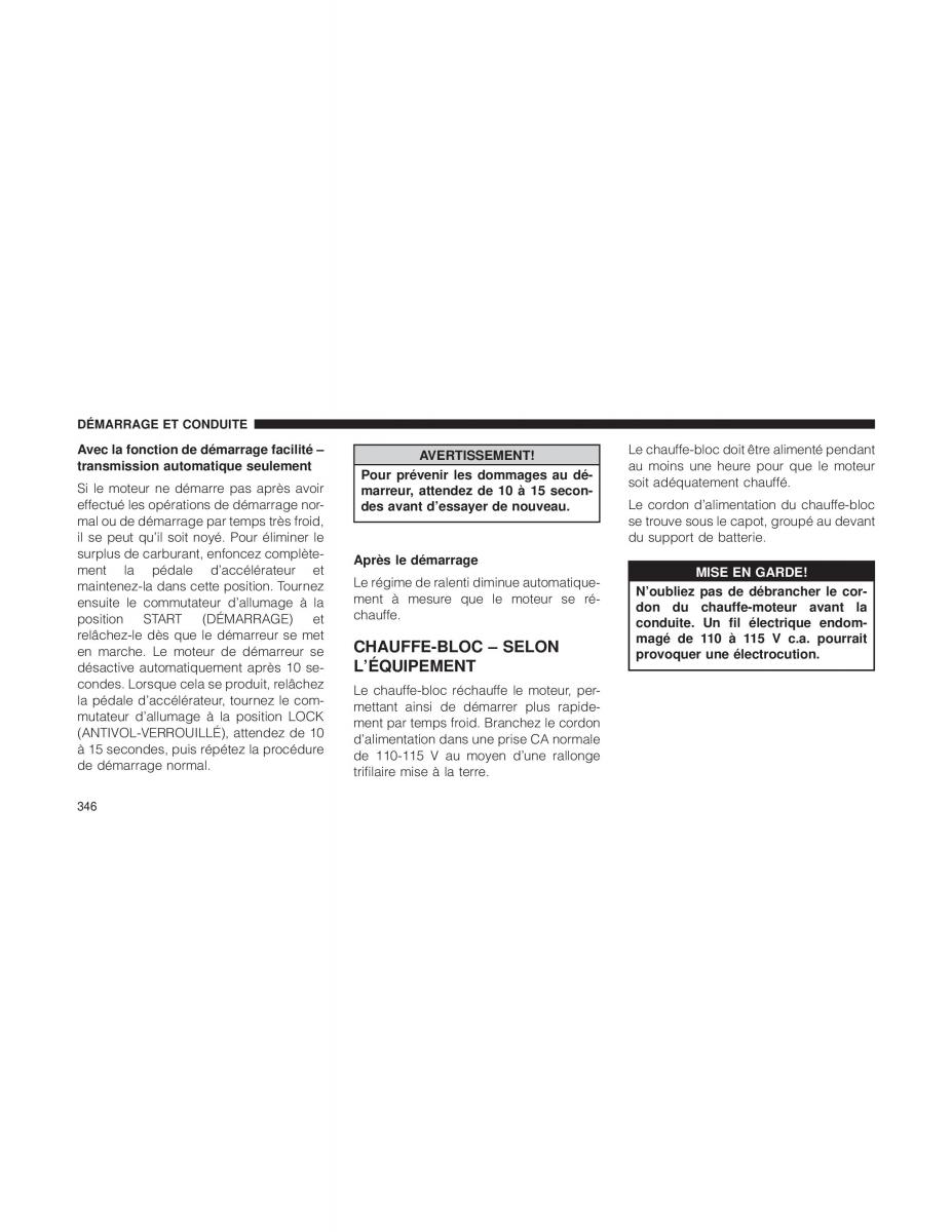 Jeep Wrangler JK manuel du proprietaire / page 348
