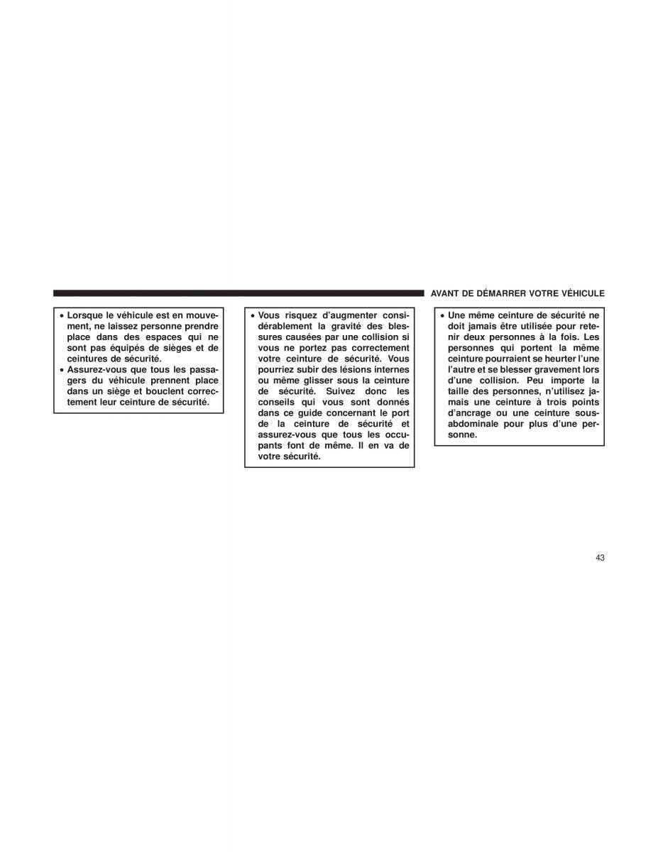Jeep Wrangler JK manuel du proprietaire / page 45