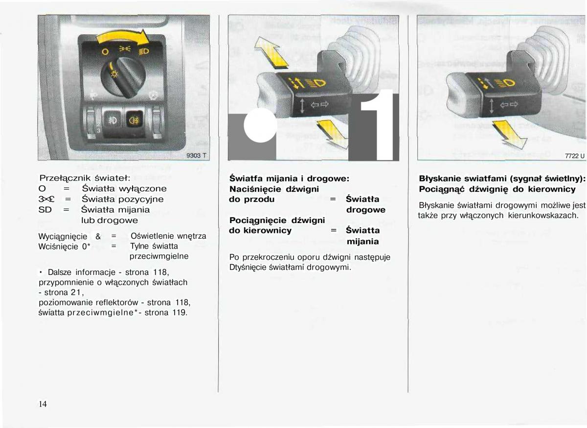 Opel Astra II 2 G instrukcja obslugi / page 15