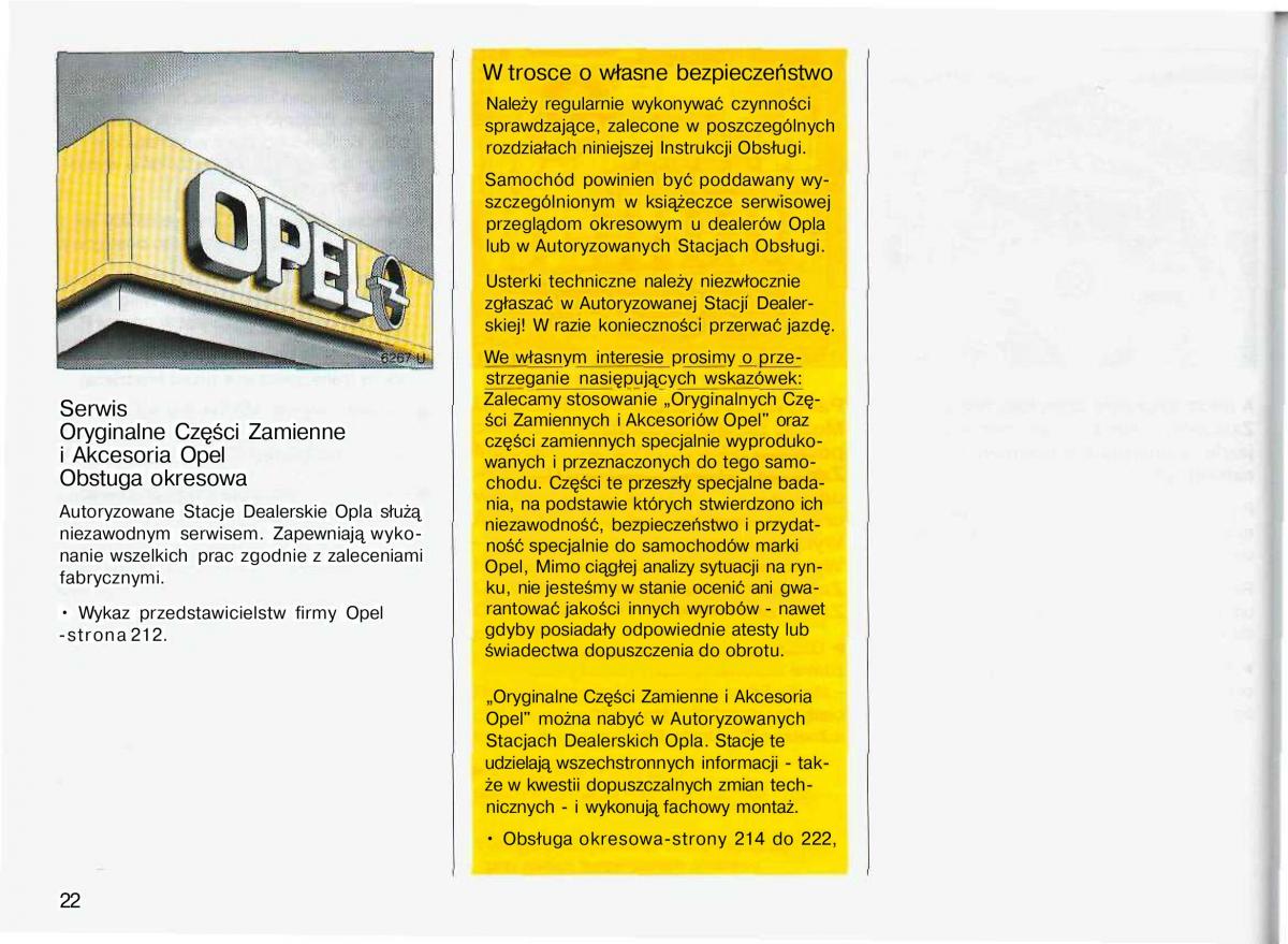 Opel Astra II 2 G instrukcja obslugi / page 23