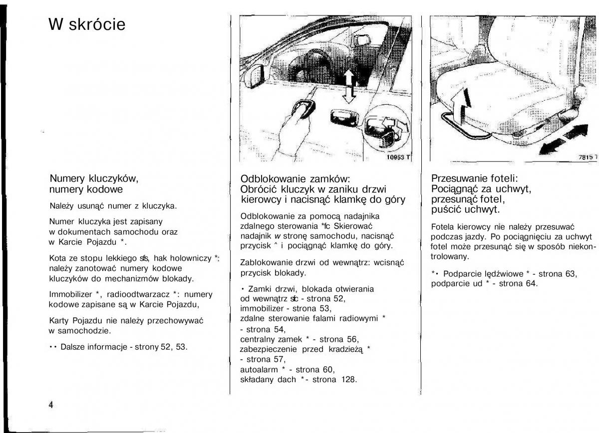 Opel Astra II 2 G instrukcja obslugi / page 5