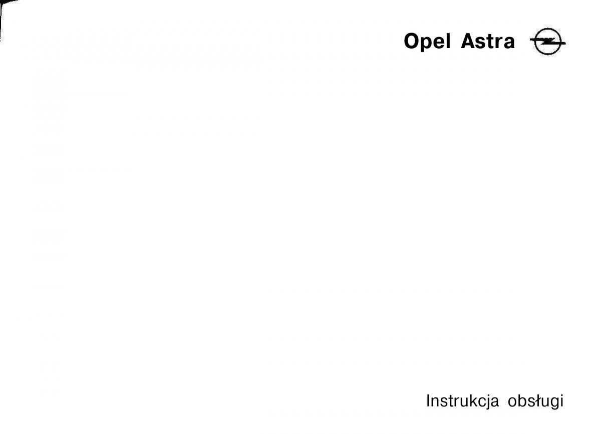 Opel Astra II 2 G instrukcja obslugi / page 2