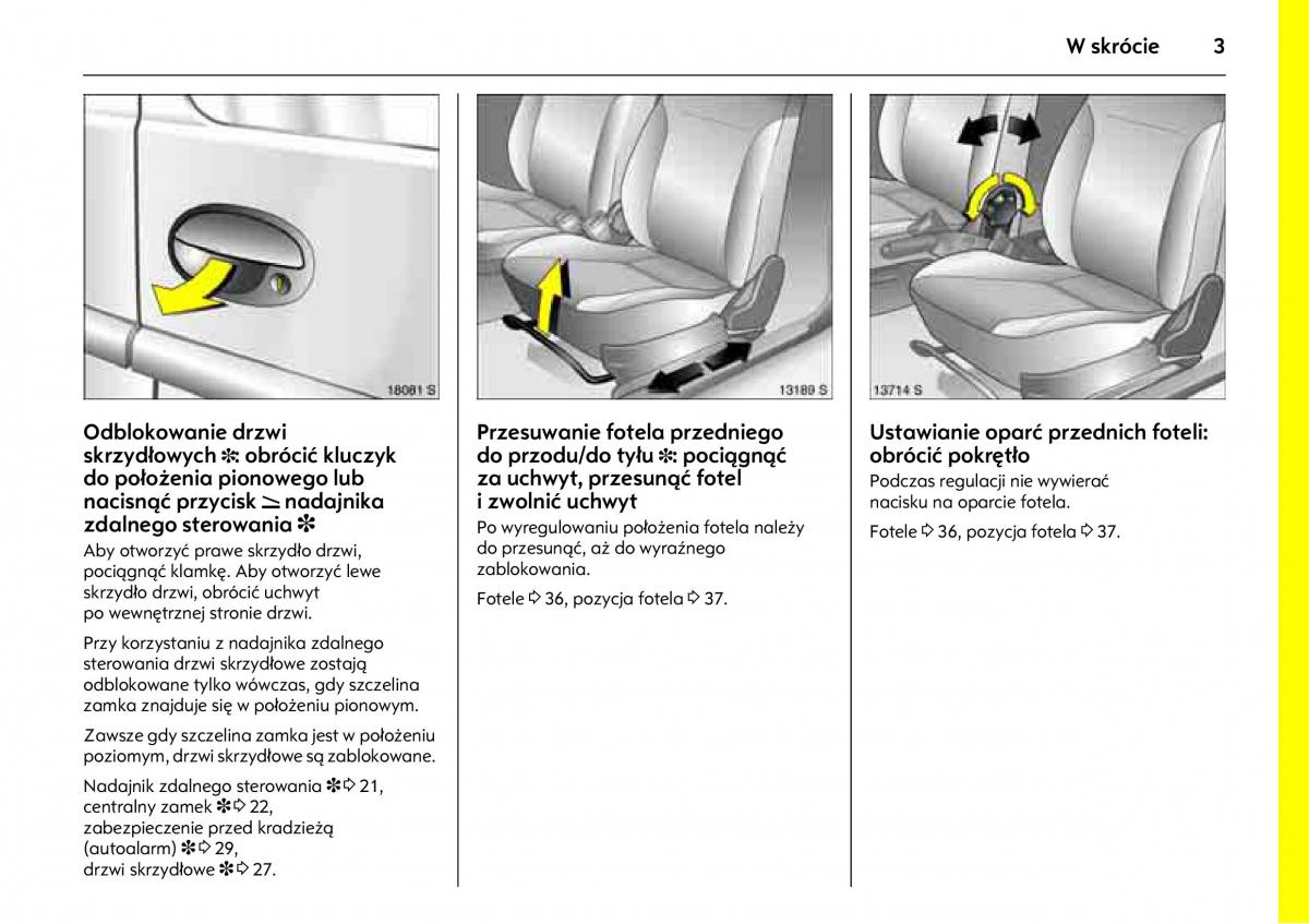 Opel Combo C instrukcja obslugi / page 7