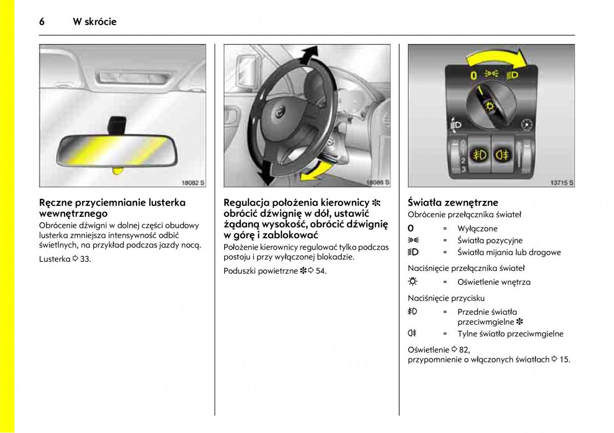 Opel Combo C instrukcja obslugi / page 10