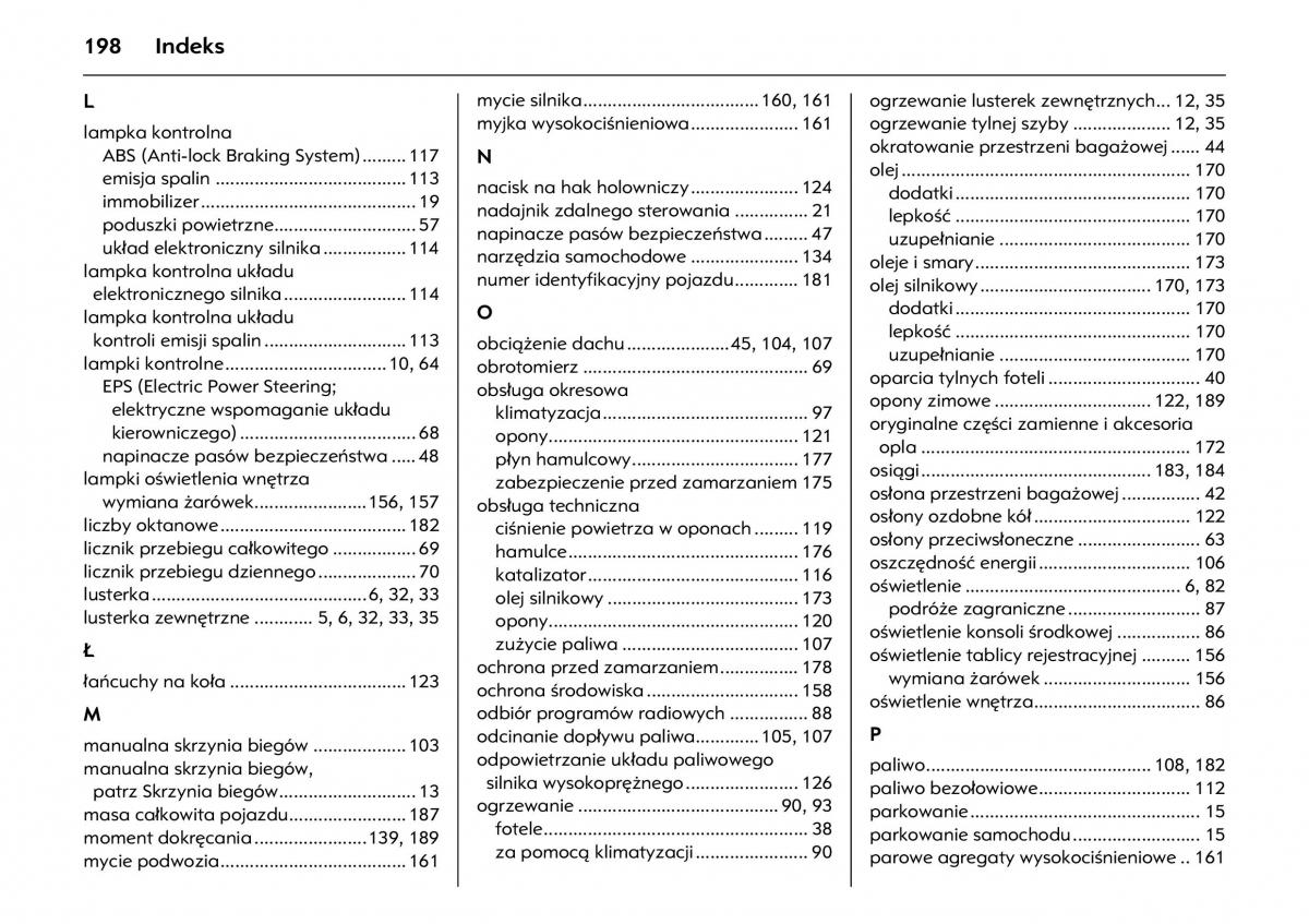 Opel Combo C instrukcja obslugi / page 202