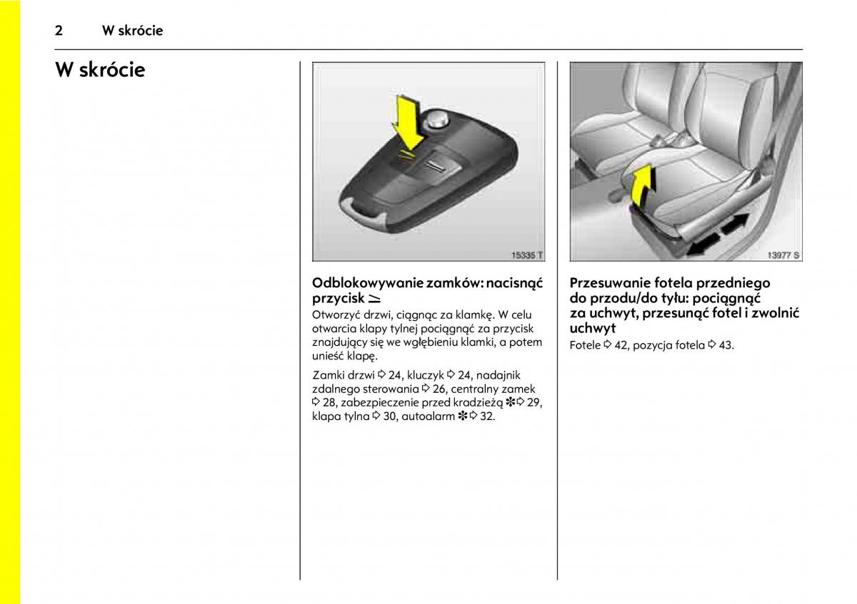 Opel Meriva A instrukcja obslugi / page 6