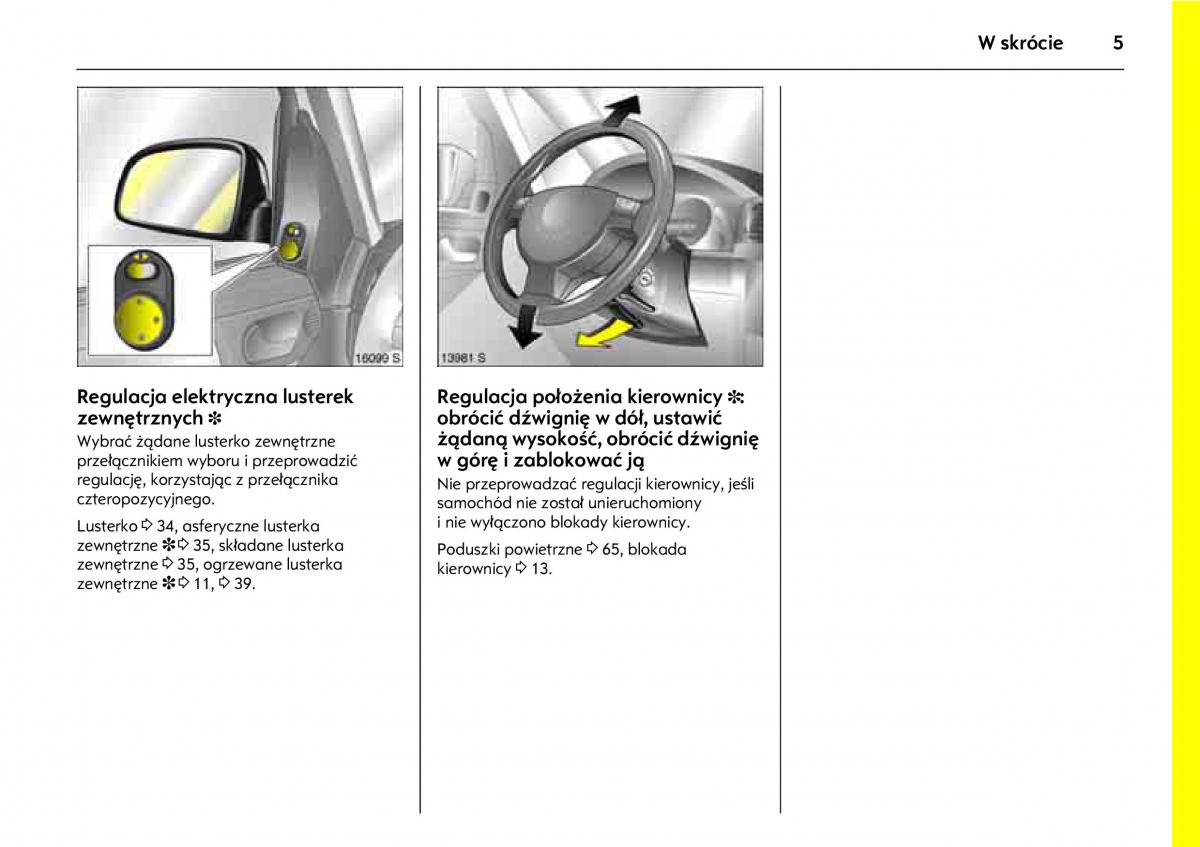 Opel Meriva A instrukcja obslugi / page 9