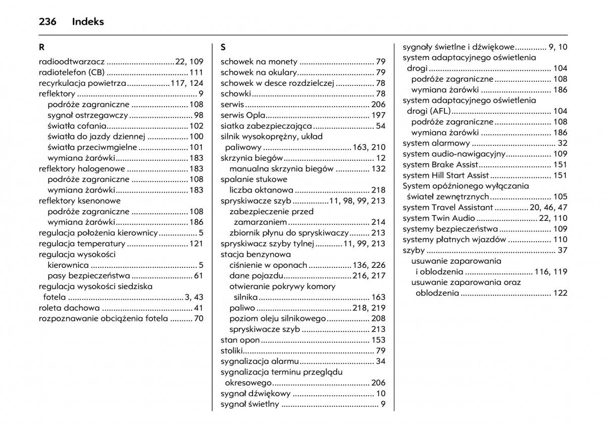 manual  Opel Meriva A instrukcja / page 240