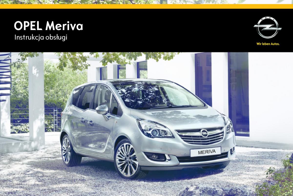 manual  Opel Meriva B instrukcja / page 1