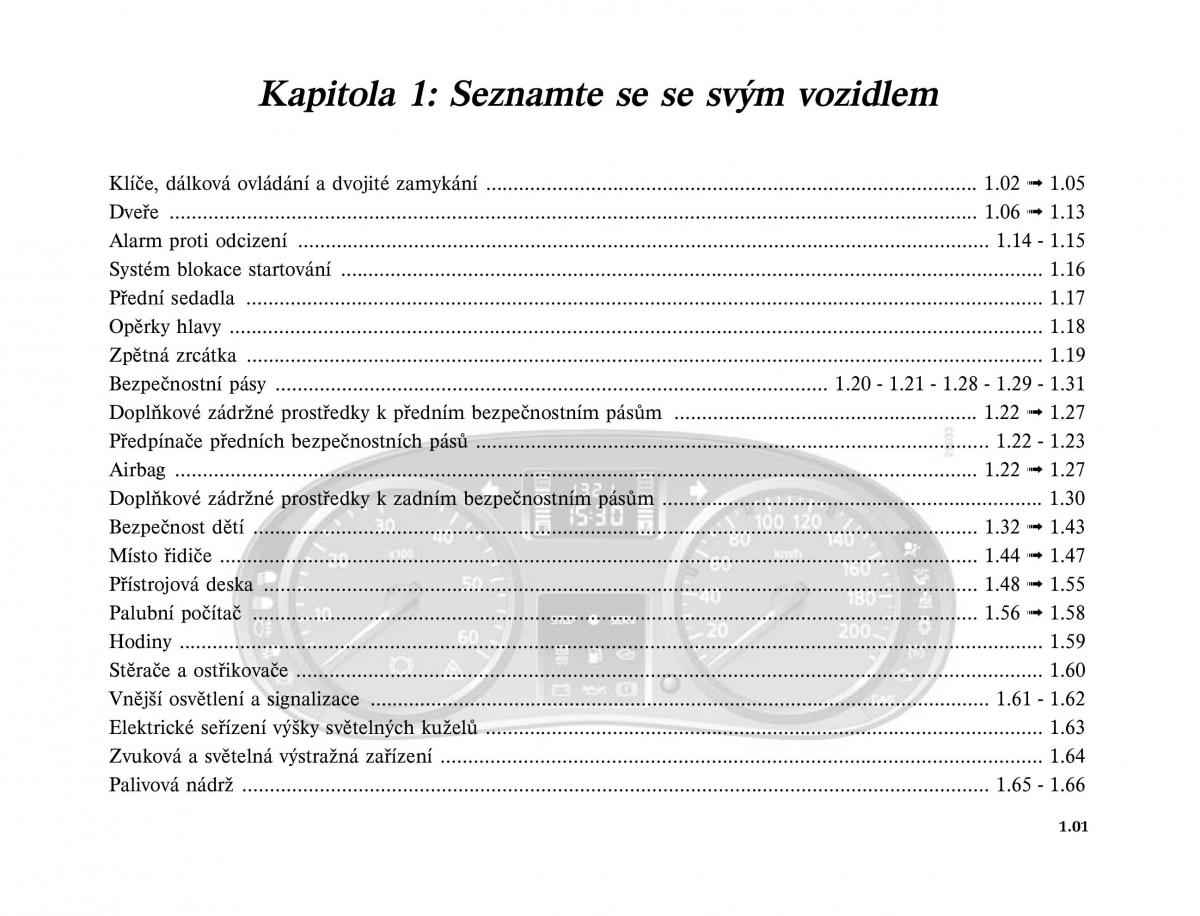 Renault Trafic II 2 navod k obsludze / page 7