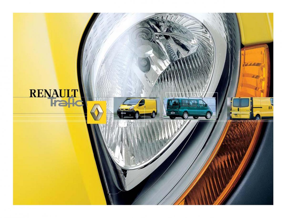 Renault Trafic II 2 navod k obsludze / page 1