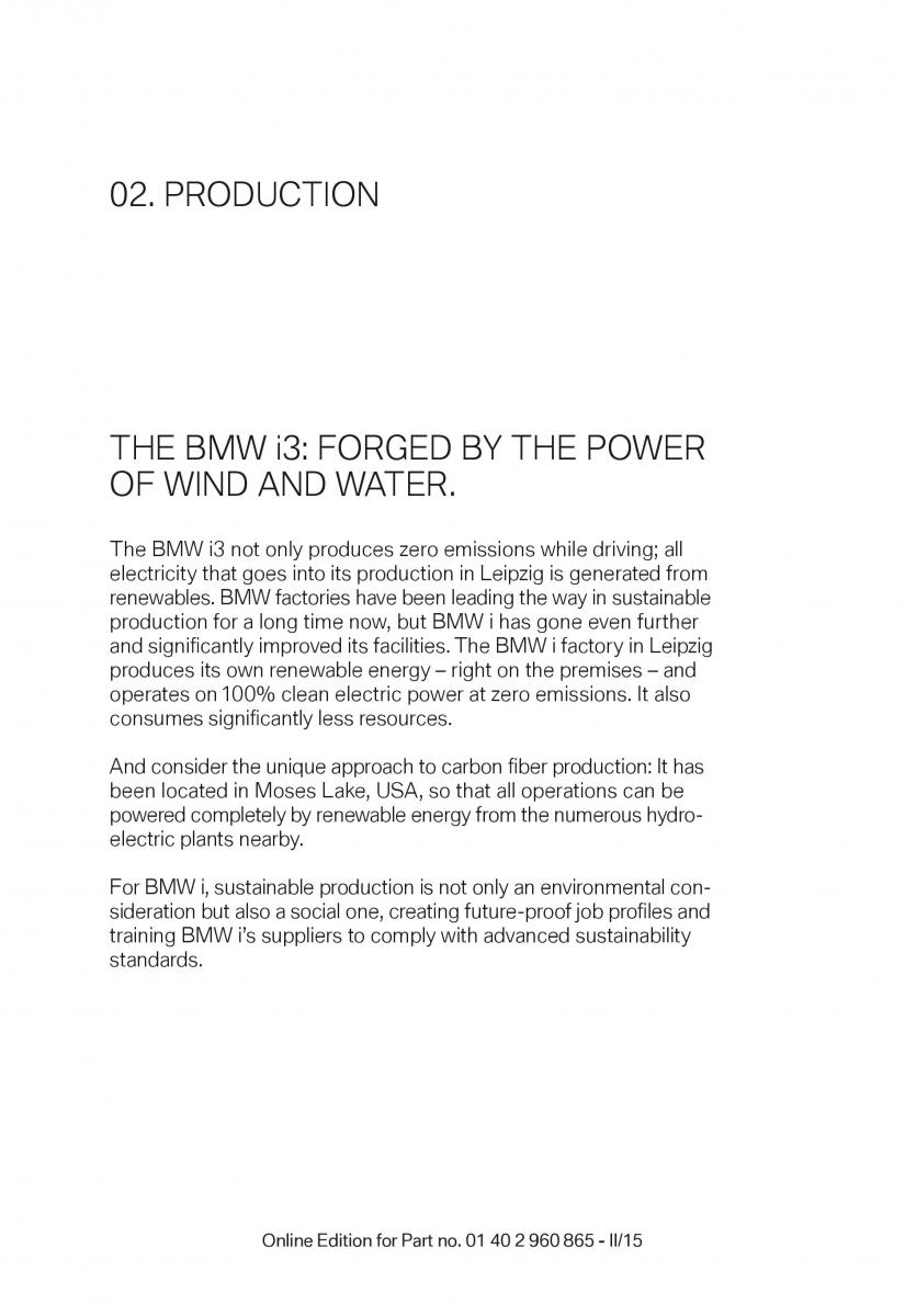 BMW i3 owners manual / page 8