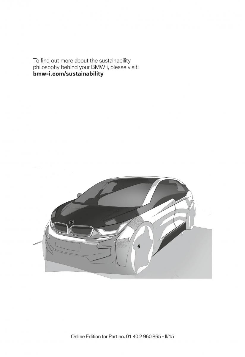 BMW i3 owners manual / page 14