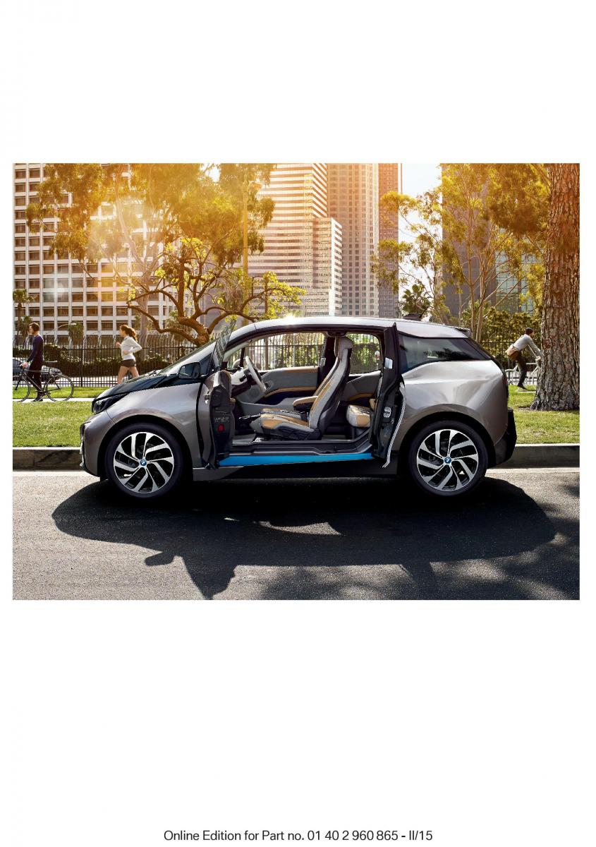 BMW i3 owners manual / page 2