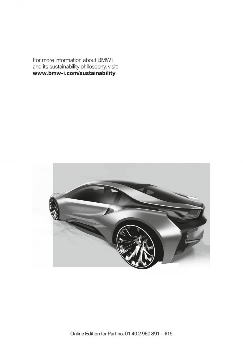 BMW i8 owners manual / page 14