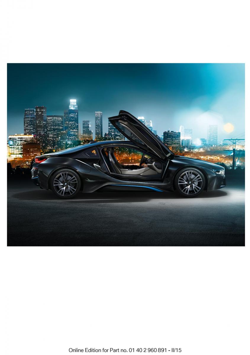 BMW i8 owners manual / page 2