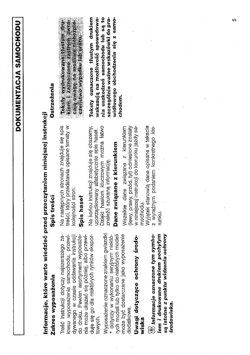 VW Polo III 3 instrukcja obslugi / page 7