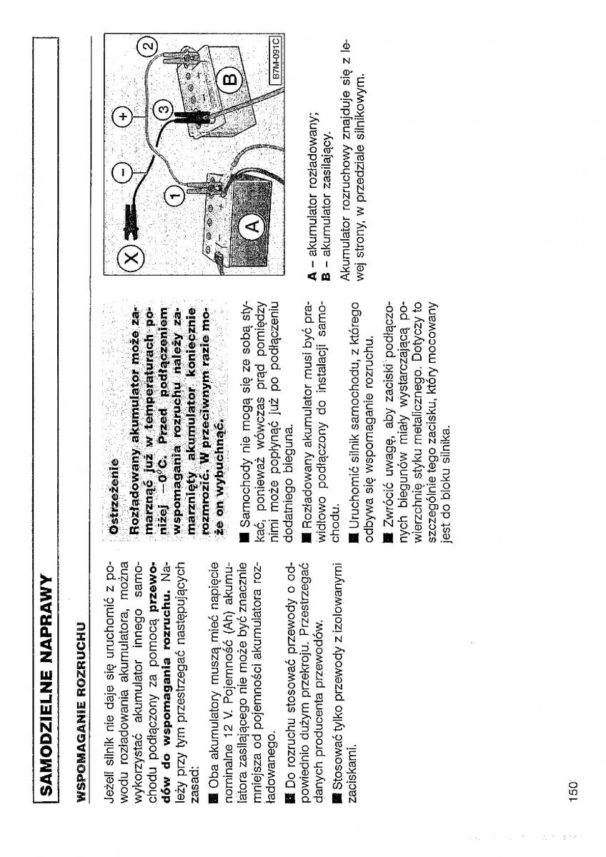 VW Polo III 3 instrukcja obslugi / page 151