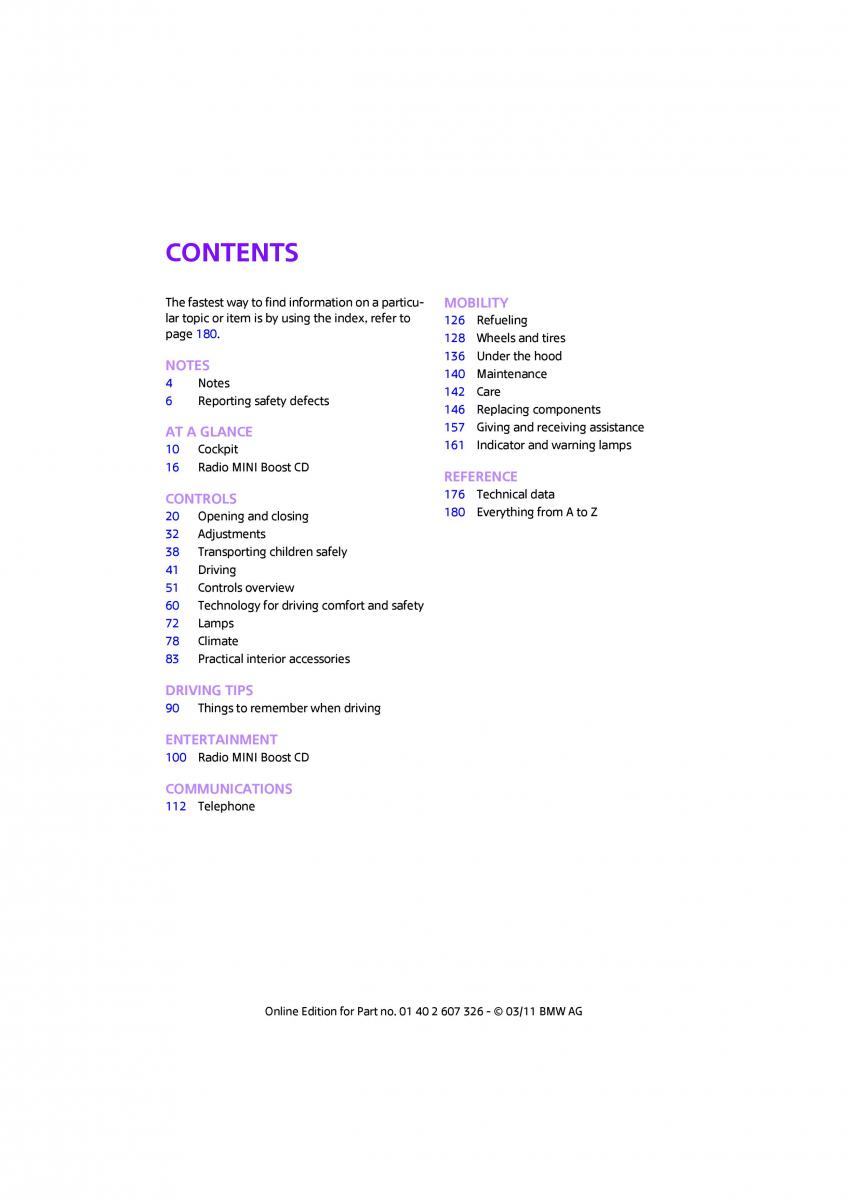 manual  Mini Clubman owners manual / page 5