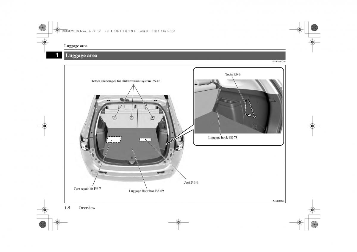 manual  Mitsubishi Outlander PHEV III 3 owners manual / page 7