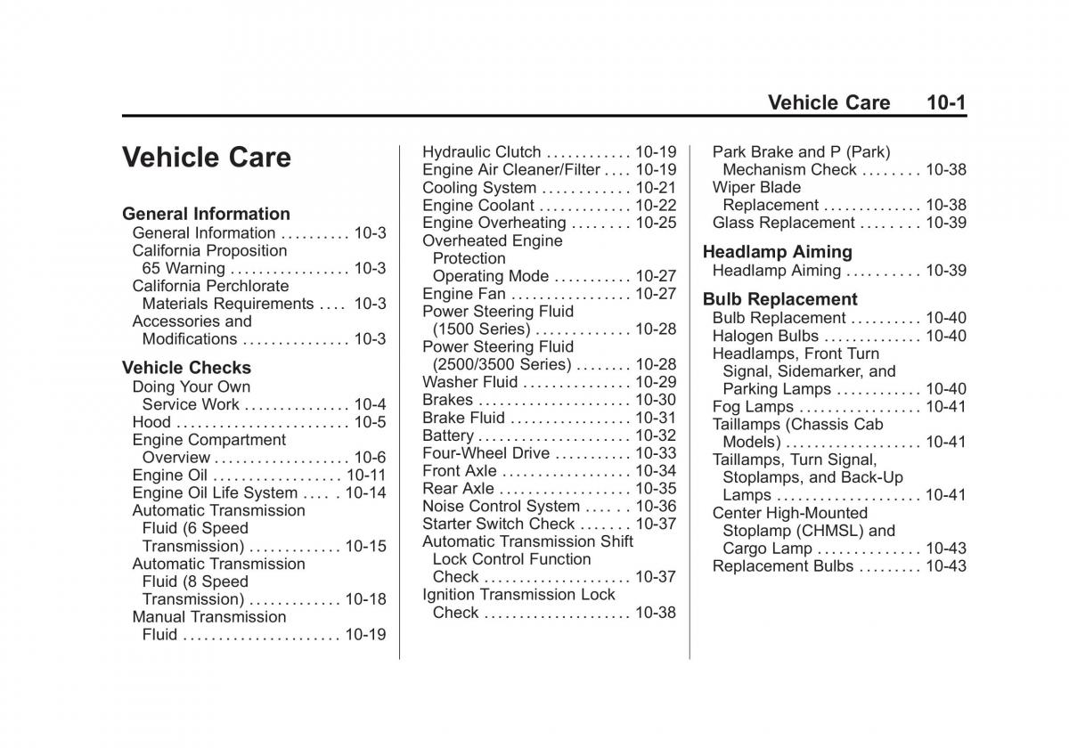 Chevrolet Silverado III 3 owners manual / page 378