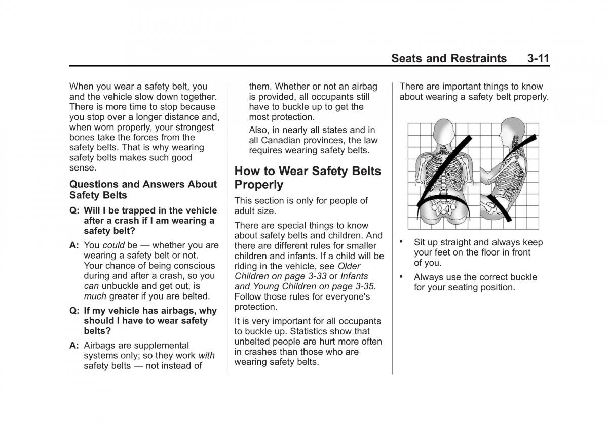 Chevrolet Cruze owners manuals / page 63