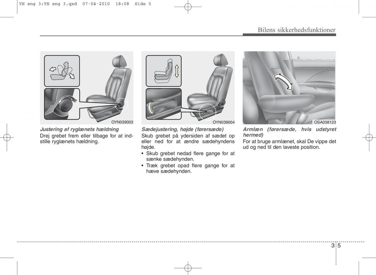 Kia Venga ejere handbog / page 19