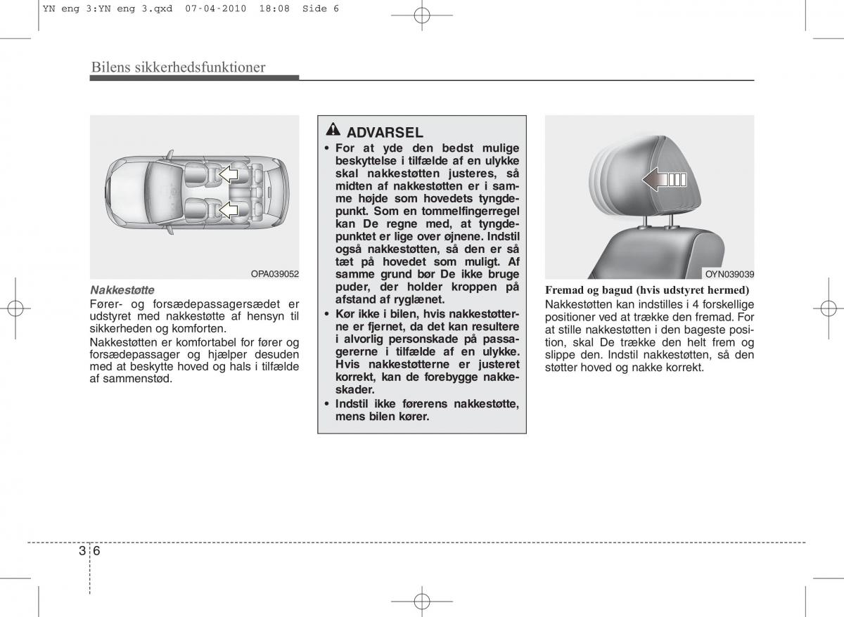 Kia Venga ejere handbog / page 20