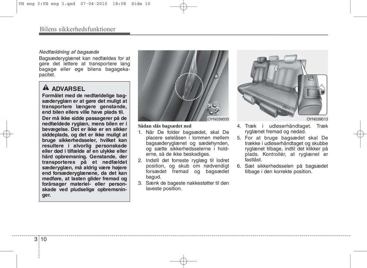 Kia Venga ejere handbog / page 24