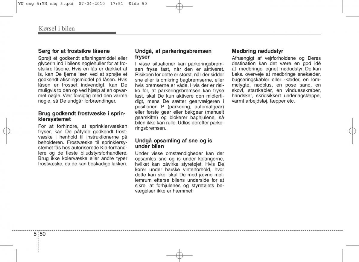 Kia Venga ejere handbog / page 256