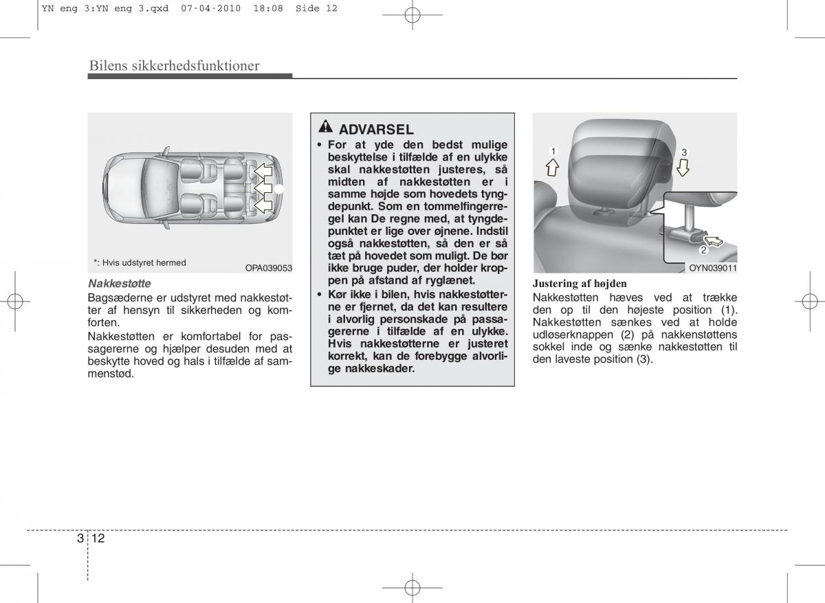 Kia Venga ejere handbog / page 26