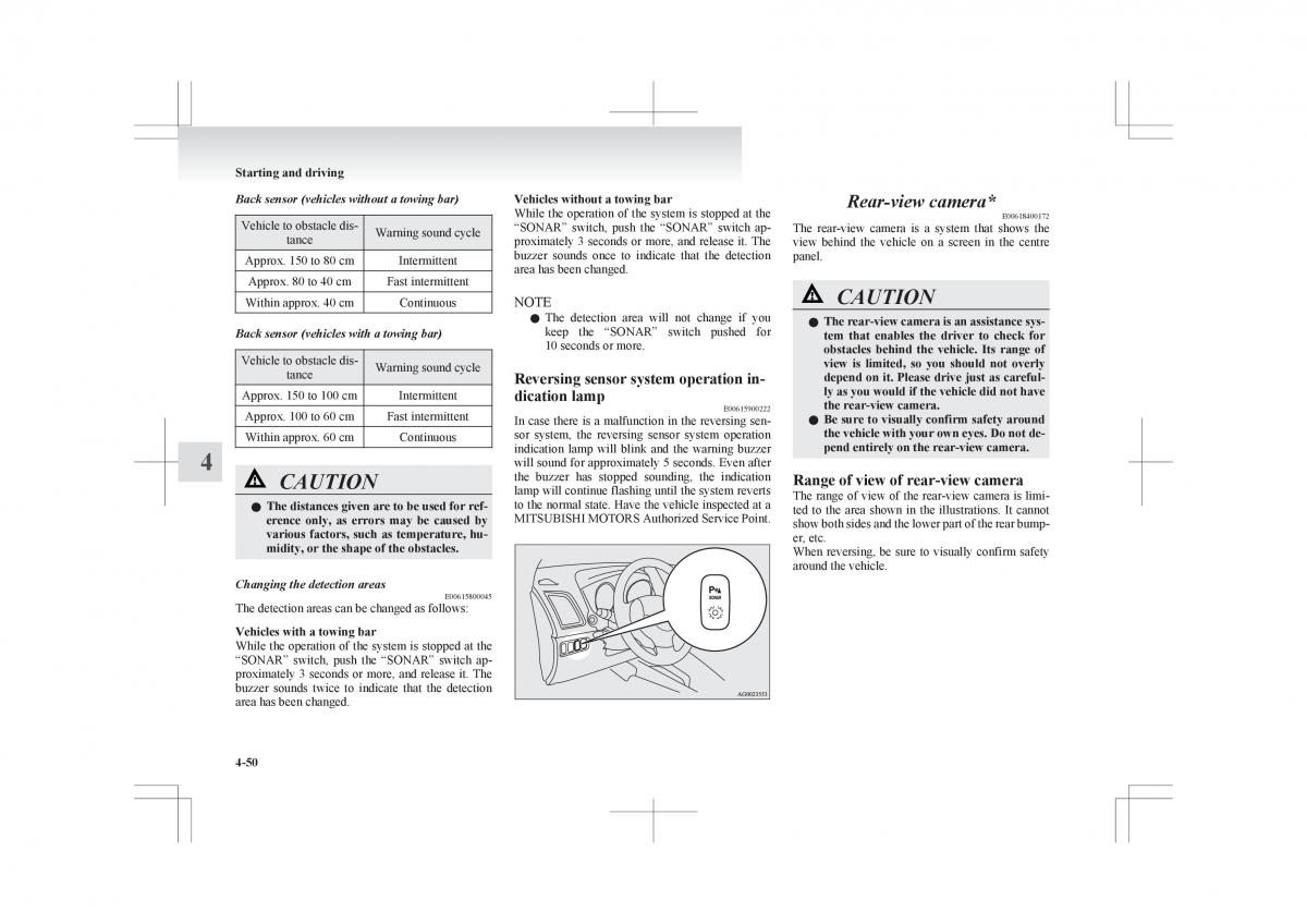 manual Mitsubishi ASX Mitsubishi ASX owners manual / page 202