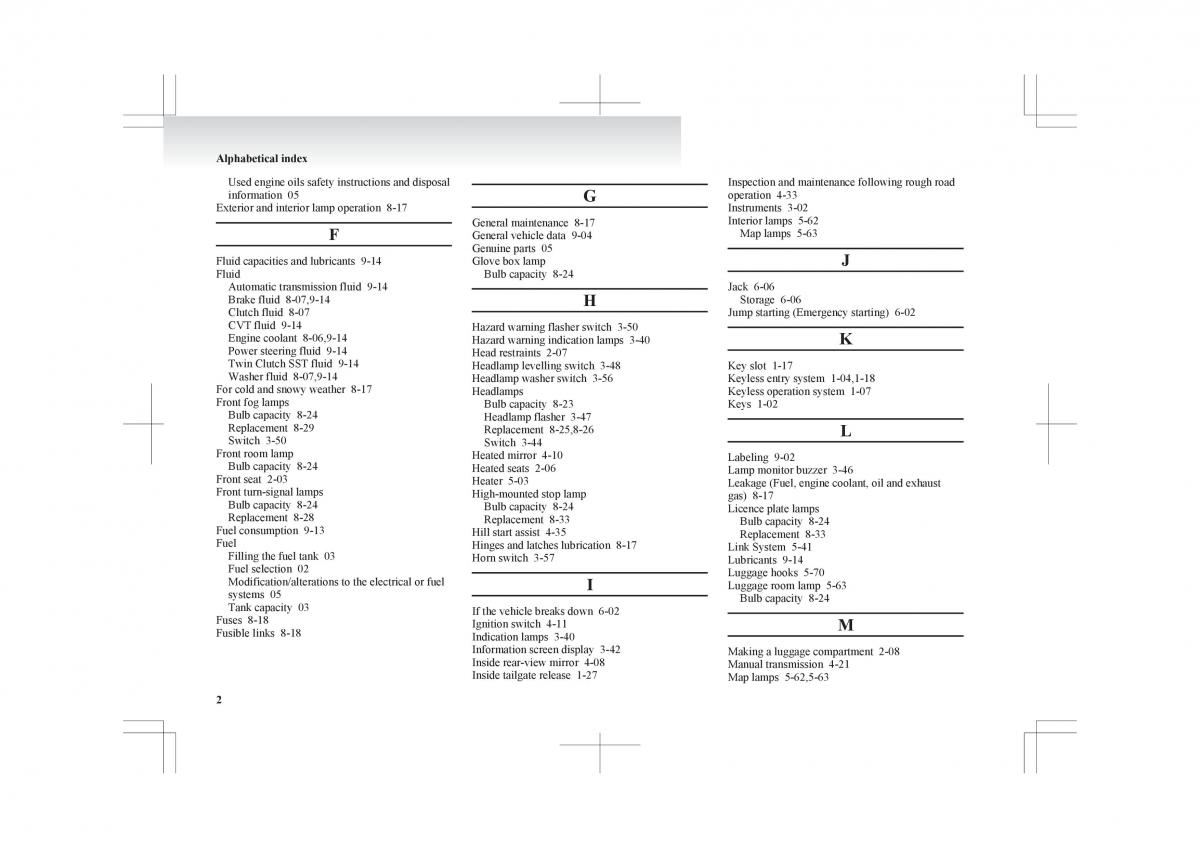 manual  Mitsubishi ASX owners manual / page 358