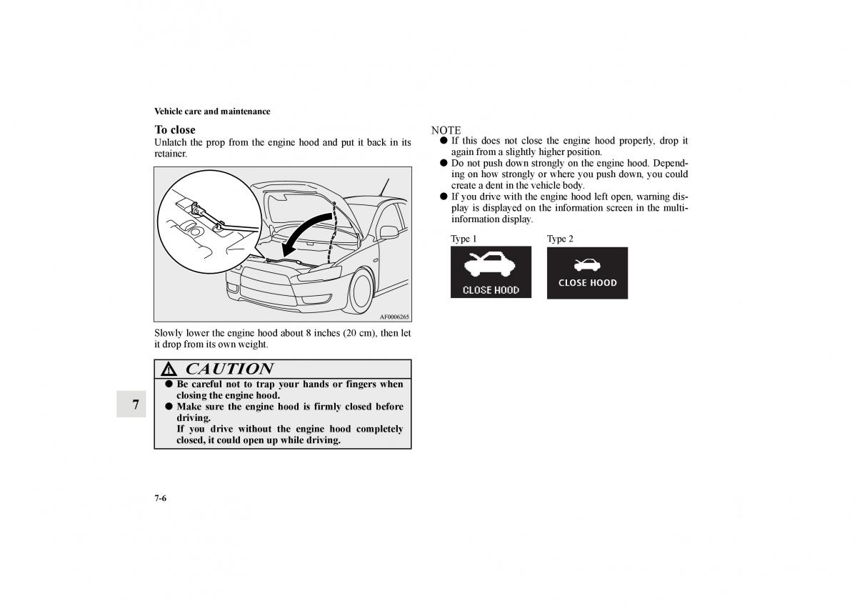 Mitsubishi Lancer Sportback VIII 8 owners manual / page 587