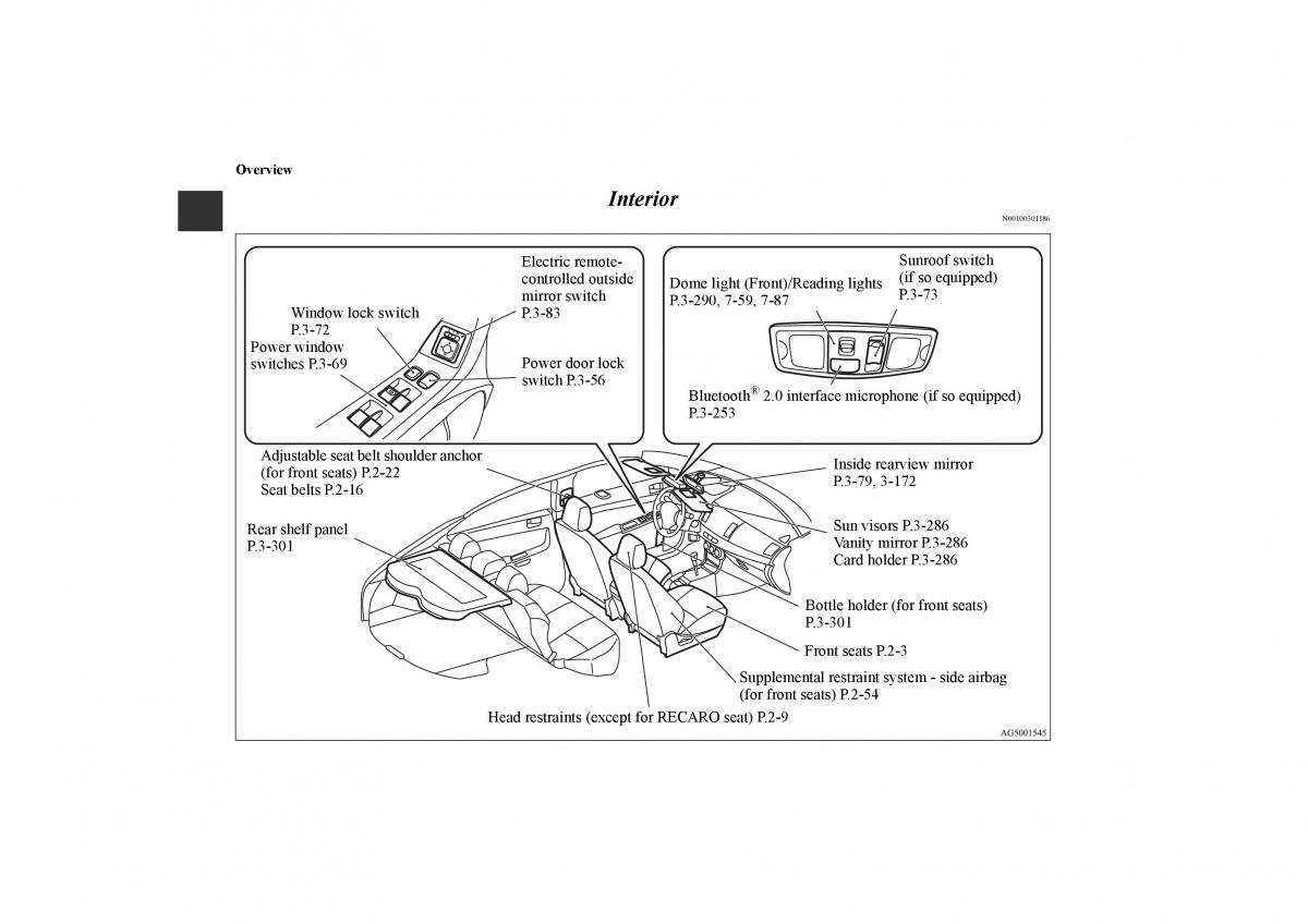 manual  Mitsubishi Lancer Sportback VIII 8 owners manual / page 7