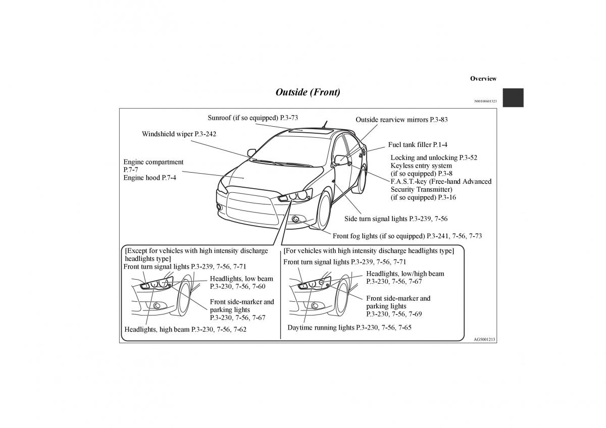 manual  Mitsubishi Lancer Sportback VIII 8 owners manual / page 10