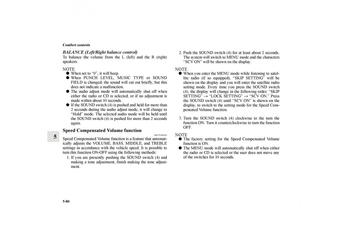 Mitsubishi Lancer Sportback VIII 8 owners manual / page 493