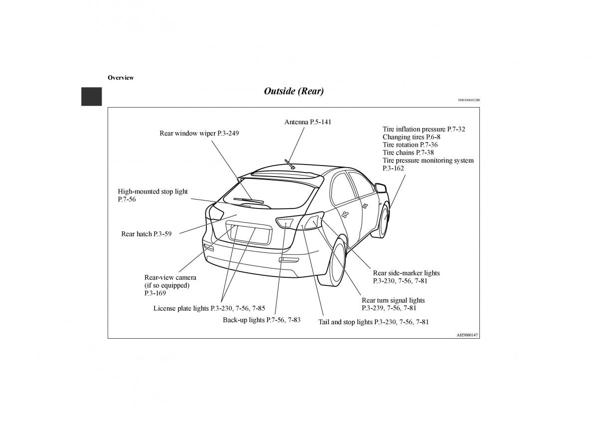 manual  Mitsubishi Lancer Sportback VIII 8 owners manual / page 11