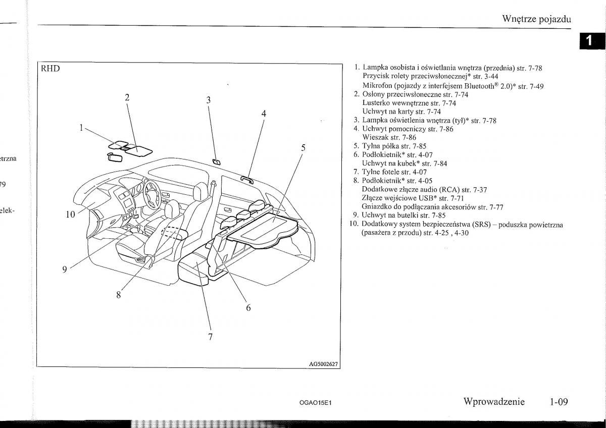 manual  Mitsubishi ASX instrukcja / page 10