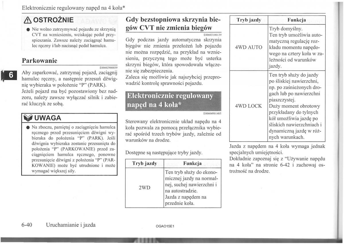 Mitsubishi ASX instrukcja obslugi / page 132