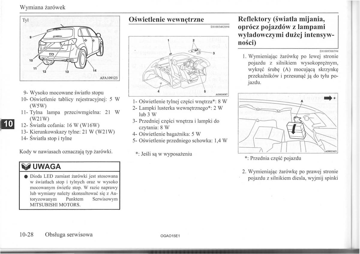 Mitsubishi ASX instrukcja / page 231