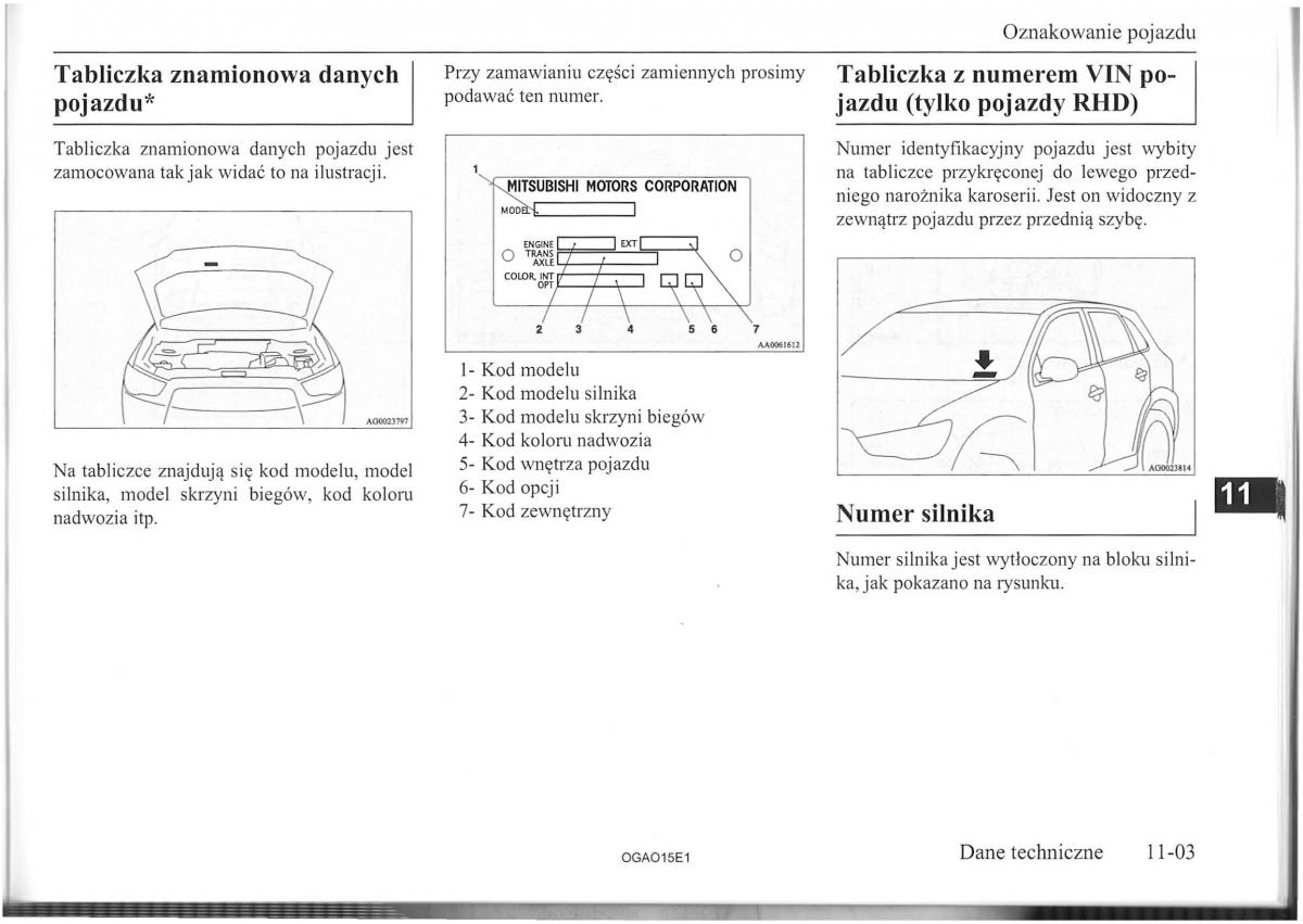 Mitsubishi ASX instrukcja / page 244
