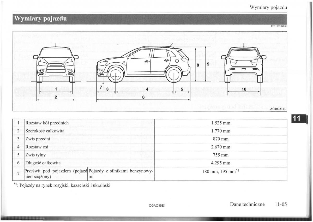 Mitsubishi ASX instrukcja / page 246