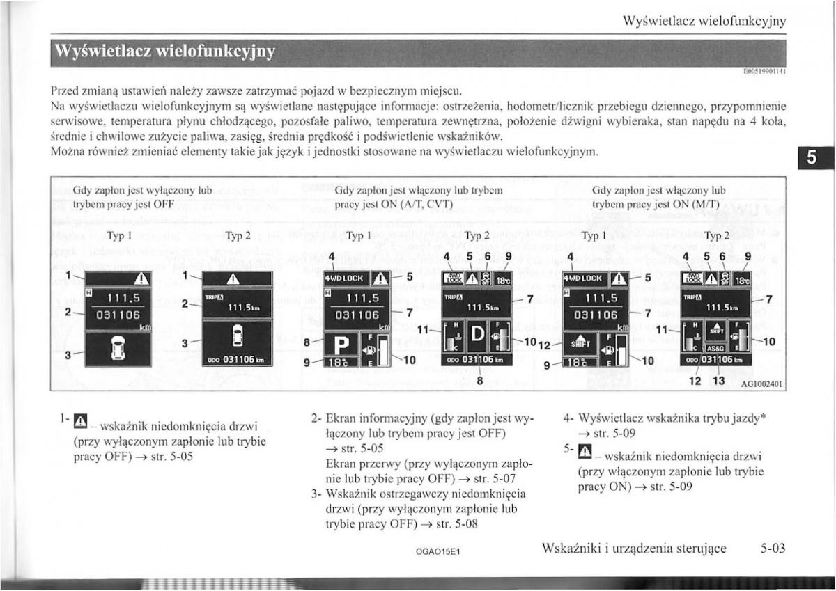 Mitsubishi ASX instrukcja obslugi page 27 pdf