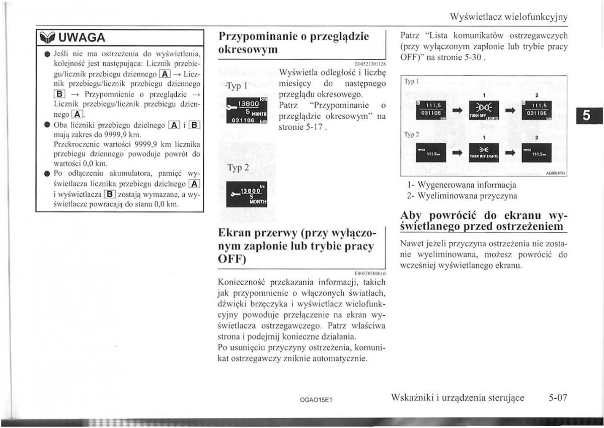 Mitsubishi ASX instrukcja obslugi / page 31