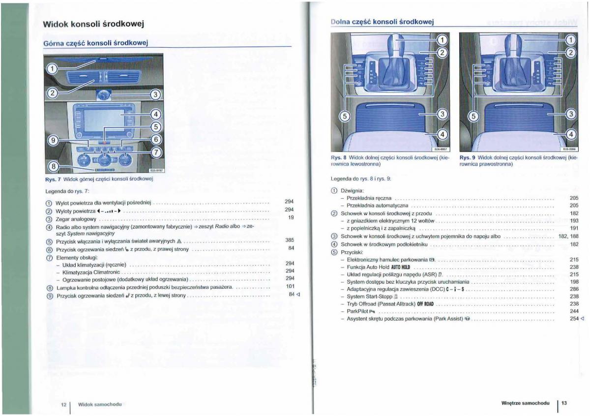 manual  VW Passat B7 variant alltrack instrukcja / page 8