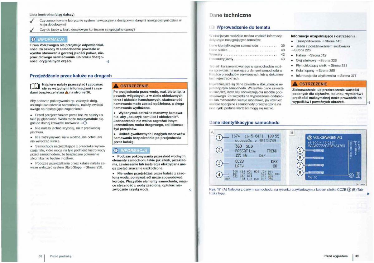 manual  VW Passat B7 variant alltrack instrukcja / page 21