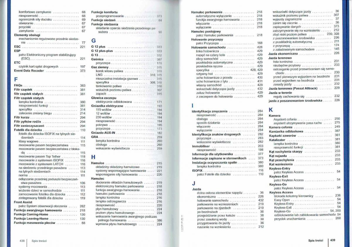 VW Passat B7 variant alltrack instrukcja / page 221